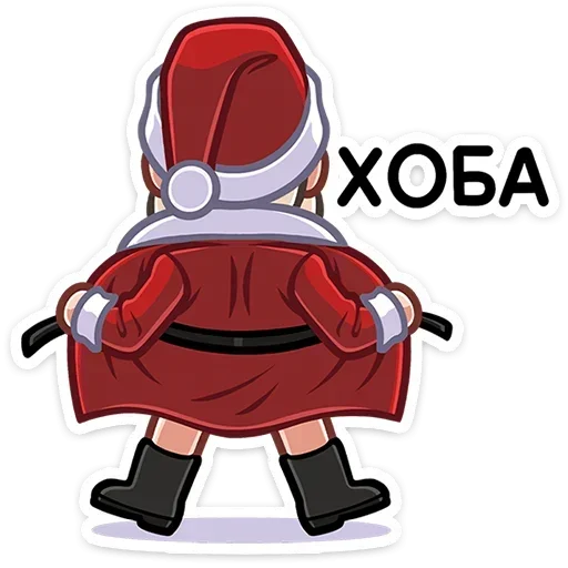 🎅 Стикер «Дед Мороз» для Telegram
