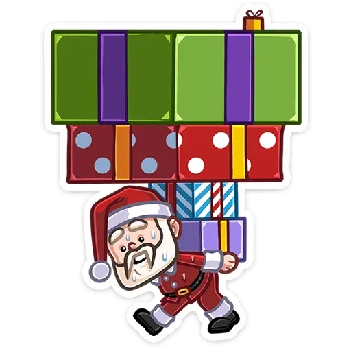 🎅 Стикер «Дед Мороз» для Telegram
