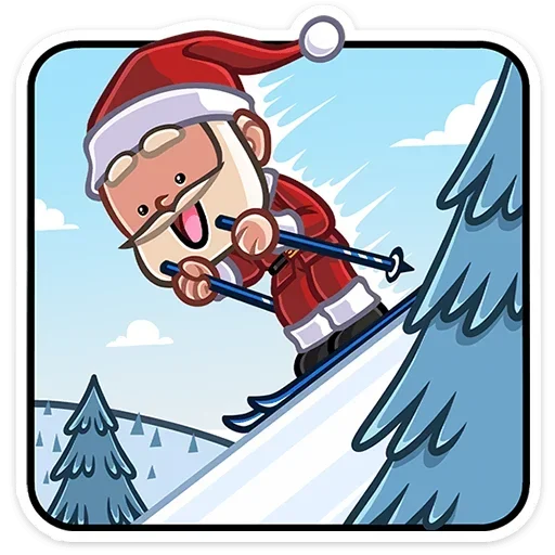 🎅 Стикер «Дед Мороз» для Telegram