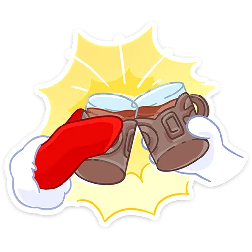🎅 Стикер «Поезд Деда Мороза №2024» для Telegram