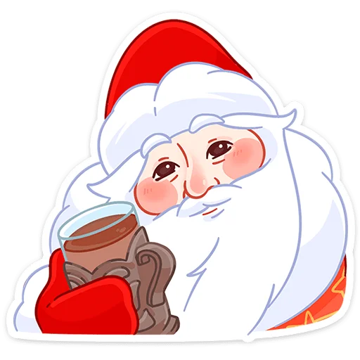🎅 Стикер «Поезд Деда Мороза №2024» для Telegram