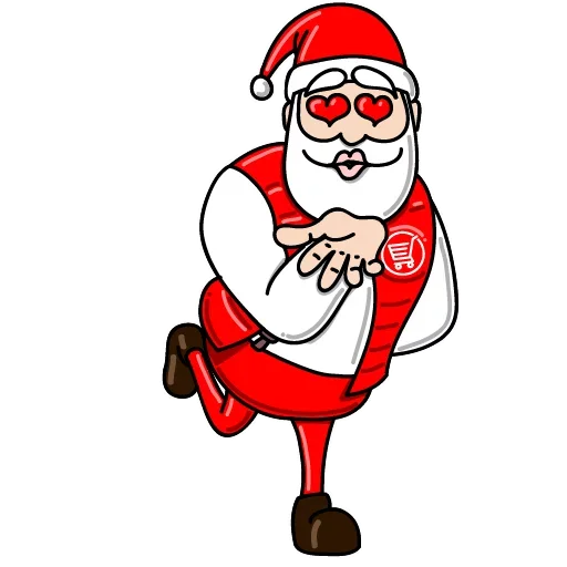 😘 Стикер «Дед Мороз Ох ох» для Telegram
