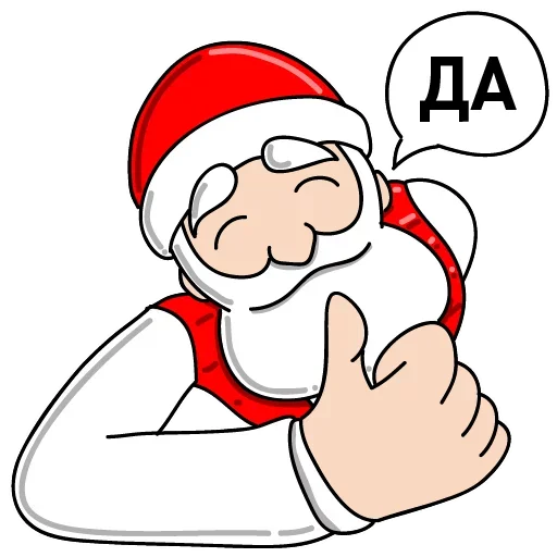 👍 Стикер «Дед Мороз Ох ох» для Telegram