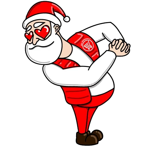 😍 Стикер «Дед Мороз Ох ох» для Telegram