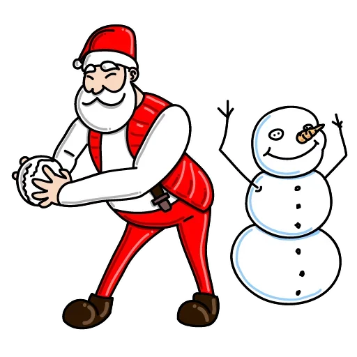 ❄ Стикер «Дед Мороз Ох ох» для Telegram