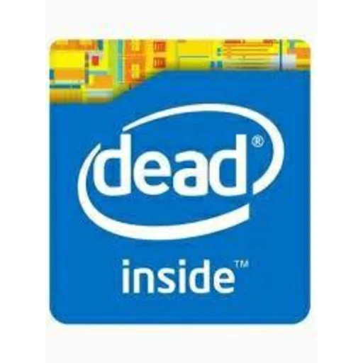 ⚰️ Стикер «Dead (дед) Inside» для Telegram