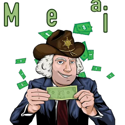 💵 Стикер «DEDPRZ» для Telegram