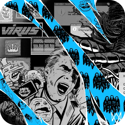 🔳 Стикер «Dedsec» для Telegram