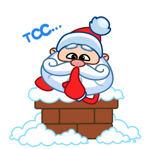 🤫 Стикер «Ded Moroz Дед Мороз» для Telegram