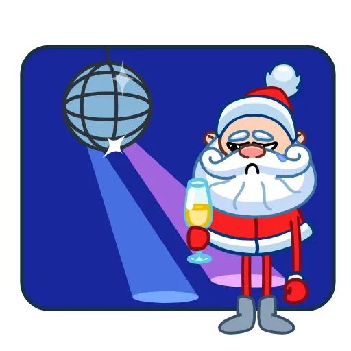😢 Стикер «Ded Moroz Дед Мороз» для Telegram