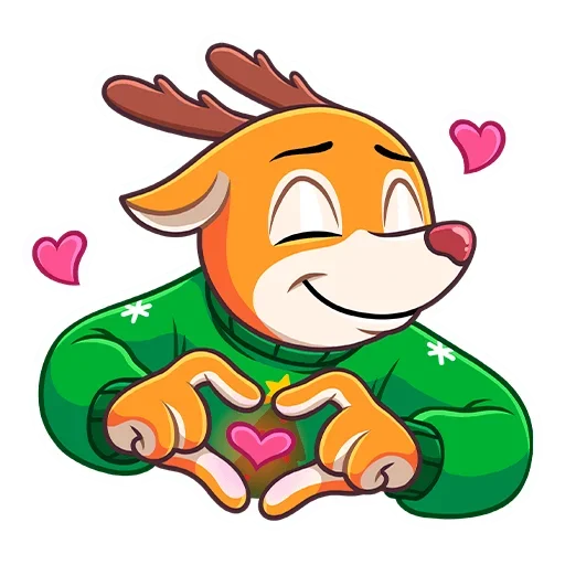 ❤️ Стикер «Ник» для Telegram