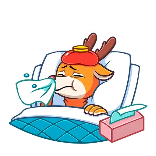 🤧 Стикер «Ник» для Telegram