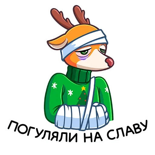 🤕 Стикер «Ник» для Telegram