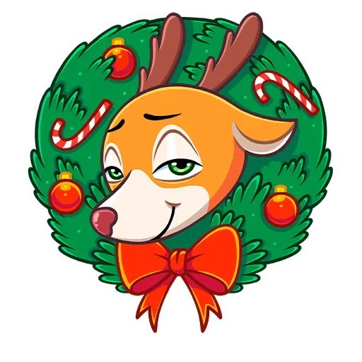 🎄 Стикер «Ник» для Telegram