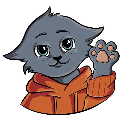 Стикерпак DeeZy twitch.tv/DeezyTheCat для Telegram
