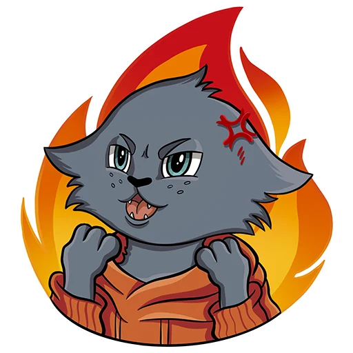 🔥 Стикер «DeeZy twitch.tv/DeezyTheCat» для Telegram