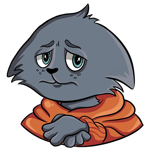 😔 Стикер «DeeZy twitch.tv/DeezyTheCat» для Telegram