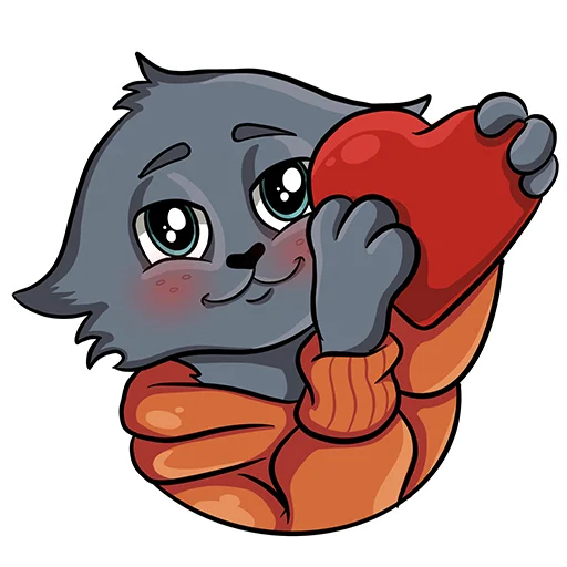 ❤️ Стикер «DeeZy twitch.tv/DeezyTheCat» для Telegram
