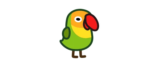 🇺🇳 Стикер «Deformed Parrot» для Telegram