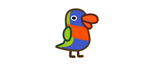 🇺🇳 Стикер «Deformed Parrot» для Telegram