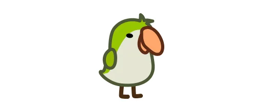 🇺🇳 Стикер «Deformed Parrot» для Telegram