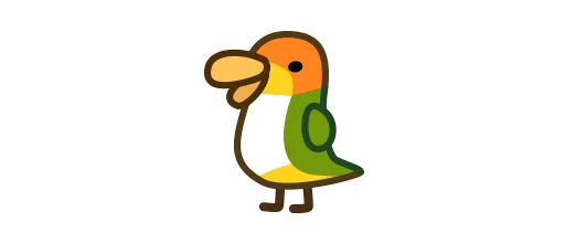 🇺🇳 Стикер «Deformed Parrot» для Telegram