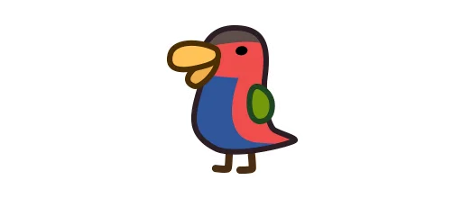 🇺🇳 Стикер «Deformed Parrot» для Telegram
