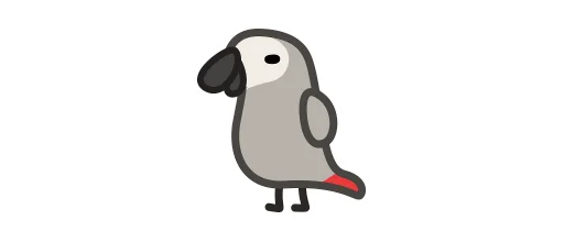 🇺🇳 Стикер «Deformed Parrot» для Telegram