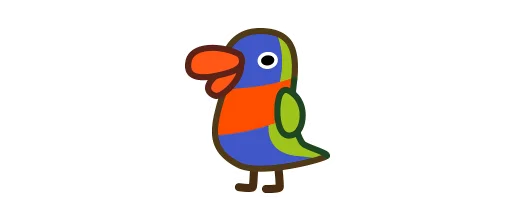 🇺🇳 Стикер «Deformed Parrot» для Telegram