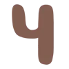 🖋 Эмодзи «defter font» для Telegram