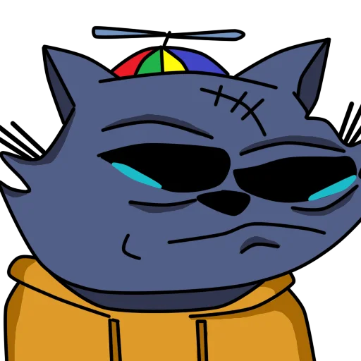 😭 Стикер «Degen Cats» для Telegram