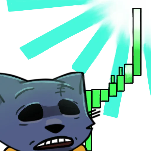 📈 Стикер «Degen Cats» для Telegram