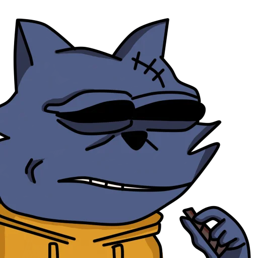 🚬 Стикер «Degen Cats» для Telegram