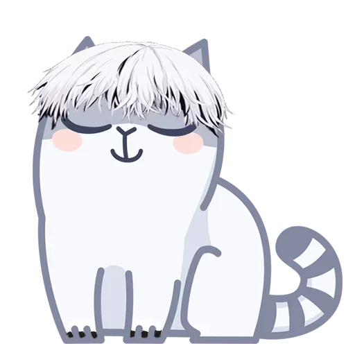 😌 Стикер «DEAD INSIDE PERSIK (GREY ED)» для Telegram