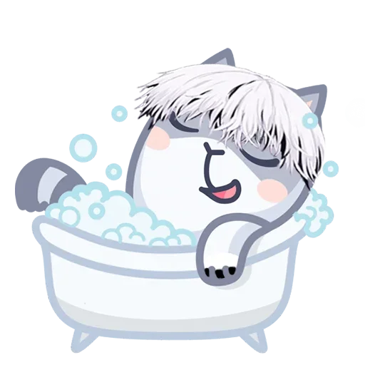 🛁 Стикер «DEAD INSIDE PERSIK (GREY ED)» для Telegram