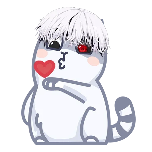 ❤️ Стикер «DEAD INSIDE PERSIK (GREY ED)» для Telegram