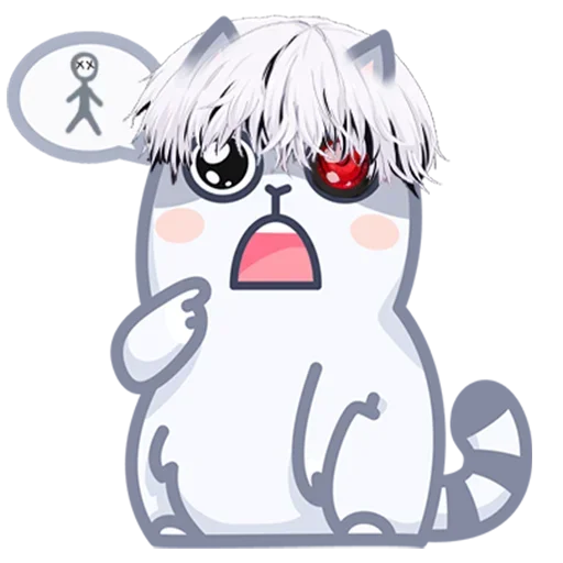 😧 Стикер «DEAD INSIDE PERSIK (GREY ED)» для Telegram