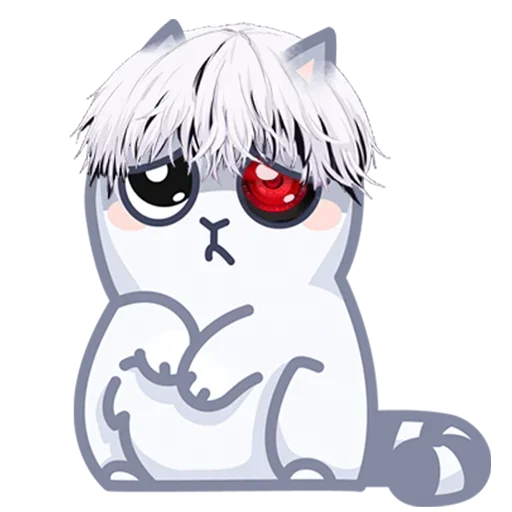 🥺 Стикер «DEAD INSIDE PERSIK (GREY ED)» для Telegram