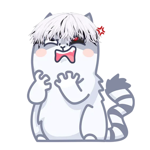 💢 Стикер «DEAD INSIDE PERSIK (GREY ED)» для Telegram