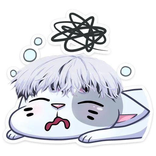😔 Стикер «DEAD INSIDE BISCUIT» для Telegram