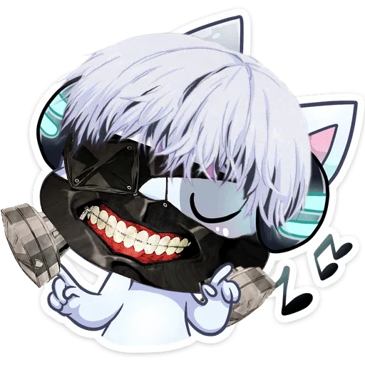🥳 Стикер «DEAD INSIDE BISCUIT» для Telegram