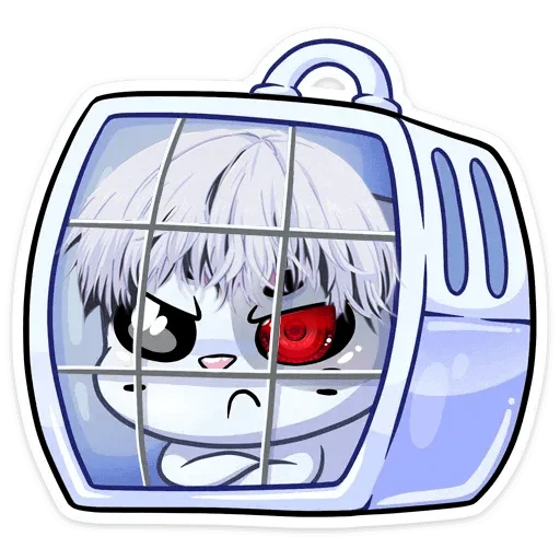 😡 Стикер «DEAD INSIDE BISCUIT» для Telegram