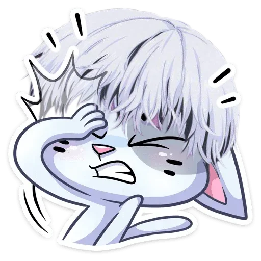 😠 Стикер «DEAD INSIDE BISCUIT» для Telegram