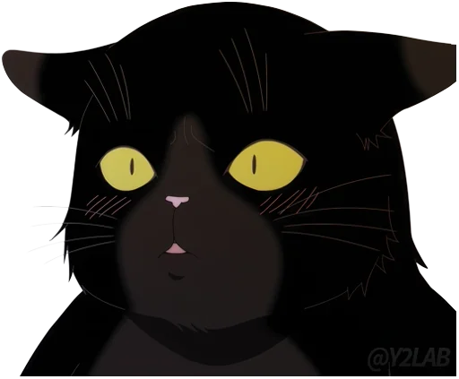 😯 Стикер «Dekiru Neko wa Kyou mo Yuutsu» для Telegram