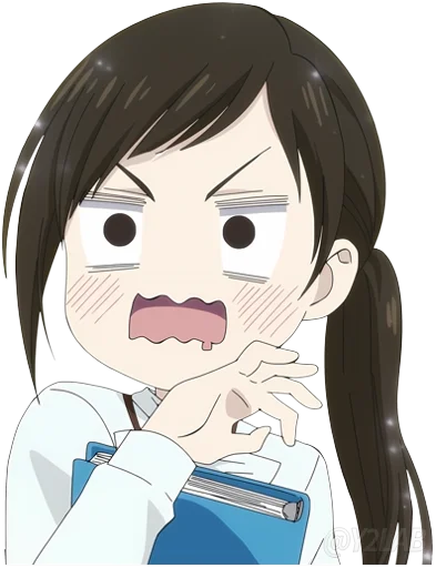 🤤 Стикер «Dekiru Neko wa Kyou mo Yuutsu» для Telegram