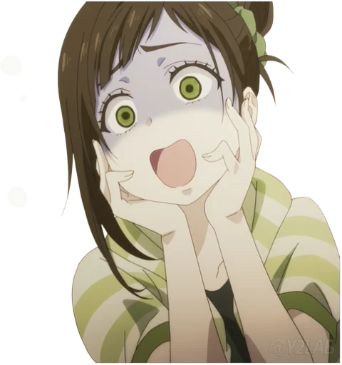 😨 Стикер «Dekiru Neko wa Kyou mo Yuutsu» для Telegram