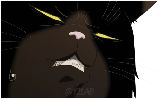 😾 Стикер «Dekiru Neko wa Kyou mo Yuutsu» для Telegram