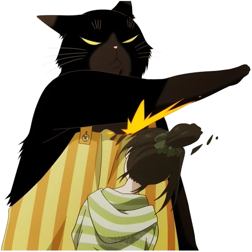 👊 Стикер «Dekiru Neko wa Kyou mo Yuutsu» для Telegram