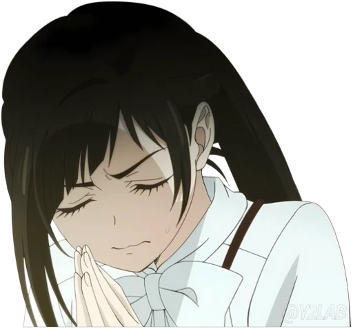 🙇‍♀️ Стикер «Dekiru Neko wa Kyou mo Yuutsu» для Telegram