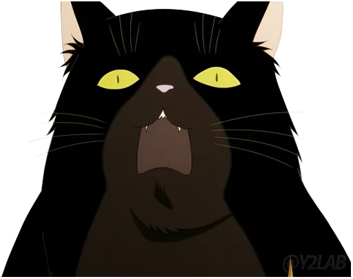 🙀 Стикер «Dekiru Neko wa Kyou mo Yuutsu» для Telegram